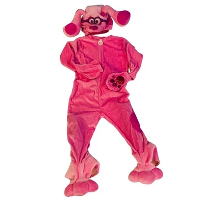 Disfraz de peluche magenta Blue's Clues & You rosa cachorro perro 3T 4T Halloween Foto 1 de 4