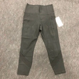 ATHLETA Salutation Stash Mesh Legging Women's Size US M Black Mesh - Picture 1 of 8