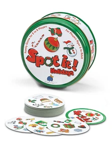 Brandneu mit Etikett White Christmas Dobble/Spot it Kartenspiel - Bild 1 von 1