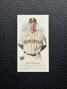 Mini radiocontrol Cal Raleigh 2022 Topps Allen & Ginter RDV-9 Rookie Design Variation - Imagen 1 de 2