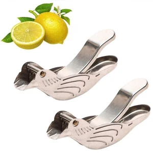 Steel Lemon Squeezer Bird Shape Lemon Juicer Orange Lime-Squeezers ❁ - Picture 1 of 12