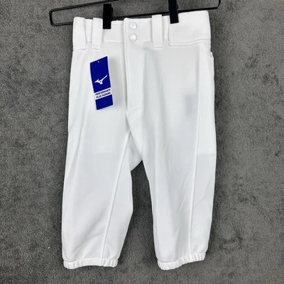 NUEVO Pantalón Corto de Béisbol Juvenil Mizuno Pequeño 22-24 Blanco Rendimiento YS Foto 1 de 4