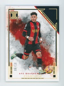 2024-25 Evanilson Panini Impeccable Gold AFC Bournemouth Soccer Card 8/10 - Picture 1 of 3