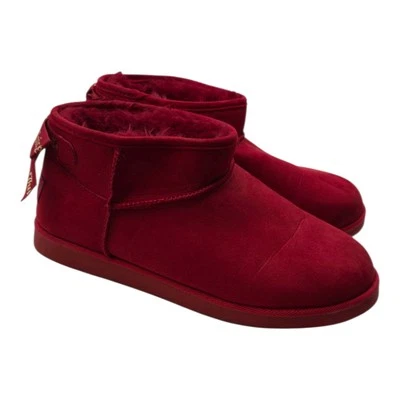 Zapato Juicy Couture Mujer 8.5 Rojo Botas Gorpcore Aire Libre Camping Arco Nieve Preppy Foto 1 de 4