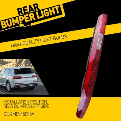 4M0945095A Red Halogen Reflectors Rear Bumper Light Lamp For 2016-2020 Audi Q7 - Image 1 of 4