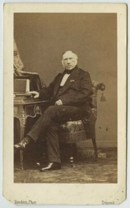CDV 1860-65 Disdéri. André Dupin, avocat, magistrat et homme politique. - Foto 1 di 2