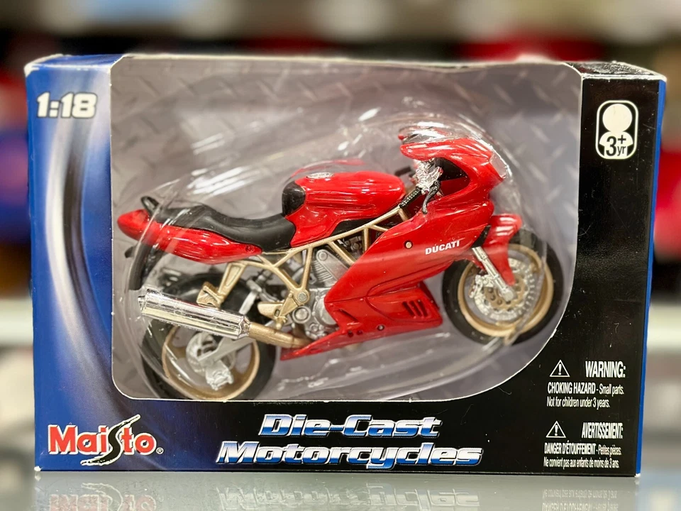 Vintage Classic Maisto 2 Wheeler Suzuki Gsx750 Motorcycle Die Cast 1 18