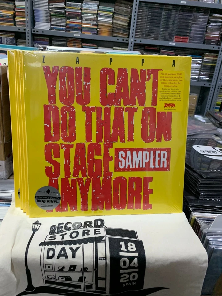 Frank Zappa 2 LP You Can't Do That On Stage Anymore Sampler RSD 2020 Sealed - Image 1 of 1
