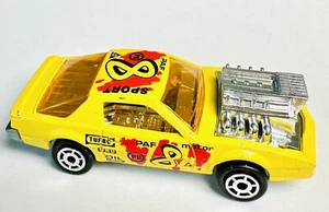 Majorette 248 Pontiac 80s Firebird Trans Am Blown 1/62 Muscle Car Yellow #8 - Picture 1 of 6