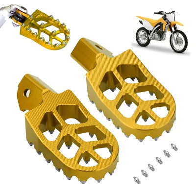 Clavijas anchas CNC para moto de tierra para Honda CRF150F CRF230F CRF250F XR125L XR150L Foto 1 de 4