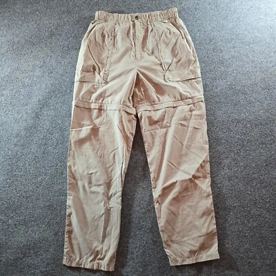Pantalones LL Bean para mujer color tostado medio de nailon carga convertible senderismo camping al aire libre Foto 1 de 4