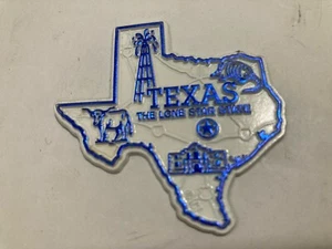 Texas State Map Fridge Magnet Slightly Used - Picture 1 of 1