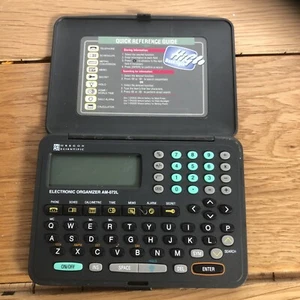 Vintage Electronic LCD Personal Organiser Databank - Oregon HiGlo AM-072L - Picture 1 of 7