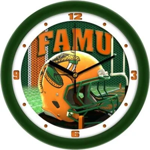 FAMU Florida A&M Rattlers Football Helmet clock - Picture 1 of 1