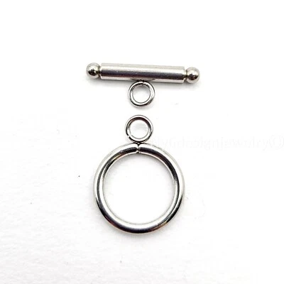 304 Stainless Steel Toggle Clasp Set for DIY Jewelry Making 1pc - Image 1 of 3