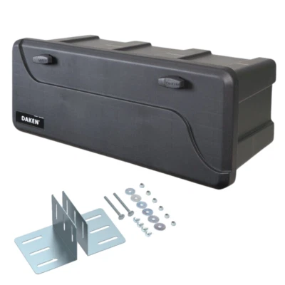 Deichselbox Daken Blackit L 750x300x355mm inkl. Deichsel Halter Anhänger Kiste - Bild 1 von 4