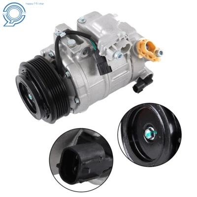 A/C Compressor W/ Clutch For Ford Explorer Flex Lincoln MKT MKS MKZ Continental - Image 1 of 4