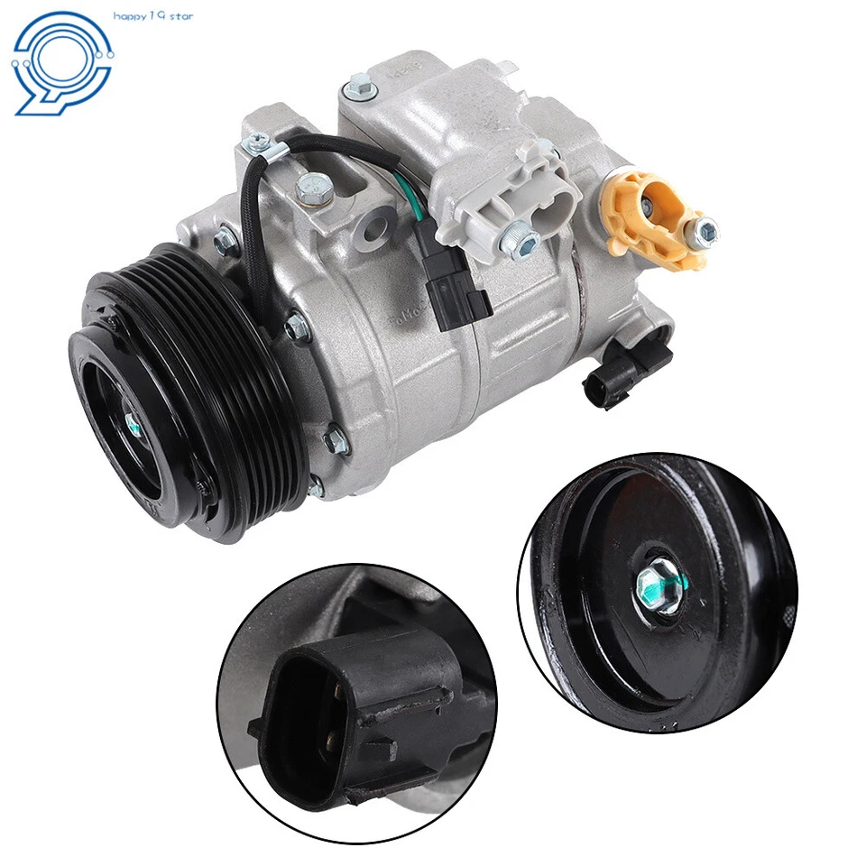 A/C Compressor W/ Clutch For Ford Explorer Flex Lincoln MKT MKS MKZ Continental Foto 1 de 4