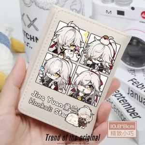 Billetera de Moda Honkai Impact 3 Anime Jing Yuan Bolsa Estuche para Notes Paquete de Tarjetas Regalo #7 - Imagen 1 de 9