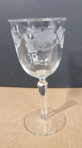 Brookdale by Libbey Glass Co . 7" Stem Water Goblets #3001 - Picture 1 of 11