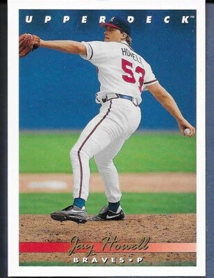 1993 Upper Deck Atlanta Braves Baseball Card #731 Jay Howell NM - Image 1 of 2