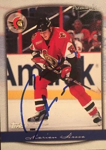 Tarjeta de hockey firmada por Marian Hossa Ottawa Senators de la NHL - Imagen 1 de 2
