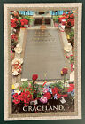 Carte postale Elvis Presley jardins de méditation Elvis Grave