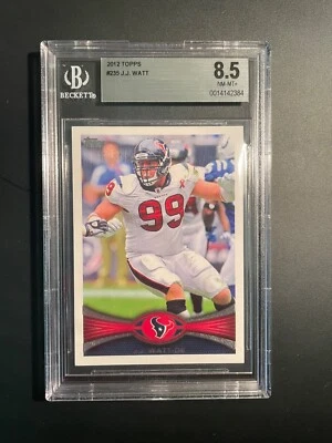 2012 TOPPS JJ WATT CARD #235 - GRADED BGS 8.5 - HOUSTON TEXANS  - 2ND YEAR CARD - Image 1 of 2