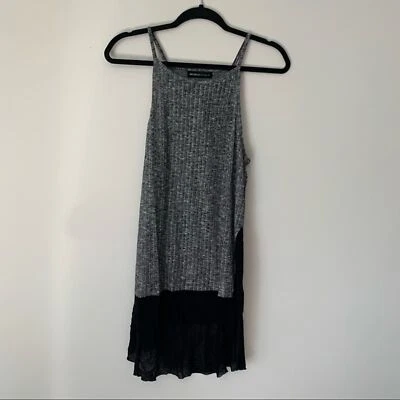 Michelle от Comune Майка женщин маленький серый черный Майка новый с ярлыками - Изображение 1 из 4