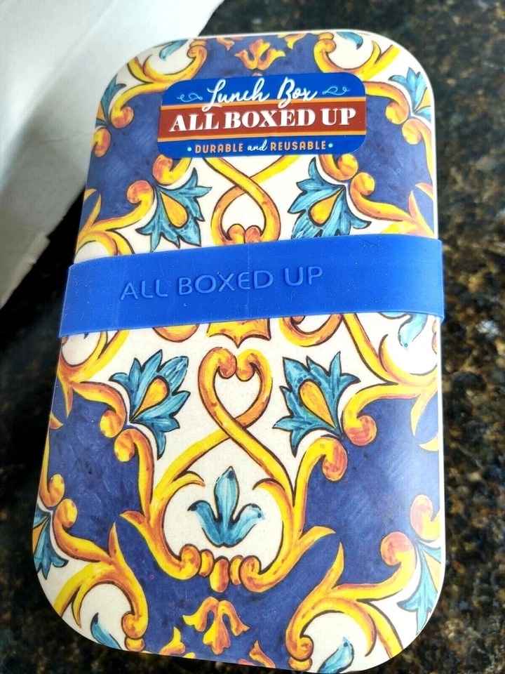 All Box up Set of 2 Lunch/Trinket Box Durable Reusable 100 Eco Friendly