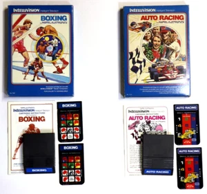 Intellivision Game Lot: BOXING, Auto Racing EX Working Condition! F6 - Bild 1 von 11
