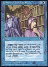 MTG magic cards 1x x1 Light Play, English Library of Lat-Nam Alliances