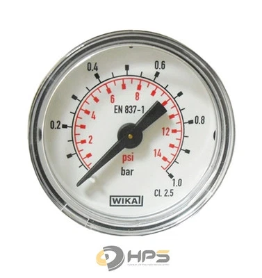 WIKA Vakuum oder Manometer RA Ø40mm 1/8 Zoll AG Druckluft verschiedeneneTypen - Bild 1 von 2