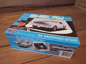 Vintage 1980's Model Kit '66 Shelby Mustang GT350 Car - NEW OPEN BOX! - Picture 1 of 5