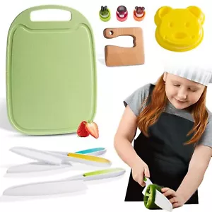 10-Piece Toddler Knife Set - Kids Safe Knives for Real Cooking Montessori Ki - Picture 1 of 6