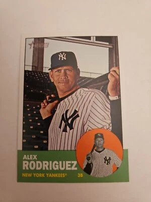 2012 Topps Heritage Baseball Card Alex Rodriguez 361 - Image 1 of 2