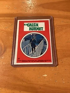 1966 Topps The Green Hornet Sticker Card # 27 Green Hornet - Picture 1 of 2