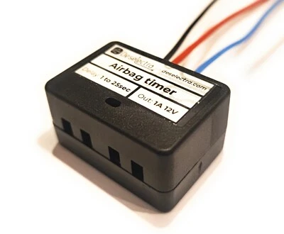 SRS airbag mini car timer interruptor luz rele 1-25s delay off 12v 1a caja - Imagen 1 de 4