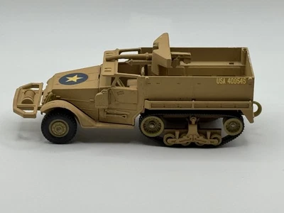 VINTAGE SOLIDO 244  M3 HALF TRACK 1:50 MILITARY DIECAST MODEL TRUCK DESERT TAN - Image 1 of 4
