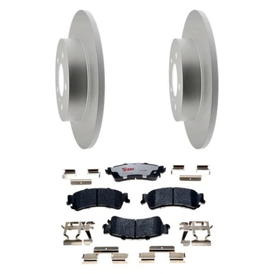 For Cadillac DTS 09-11 Raybestos Element3 Plain Rear Brake Kit w Hybrid Pads Foto 1 de 4