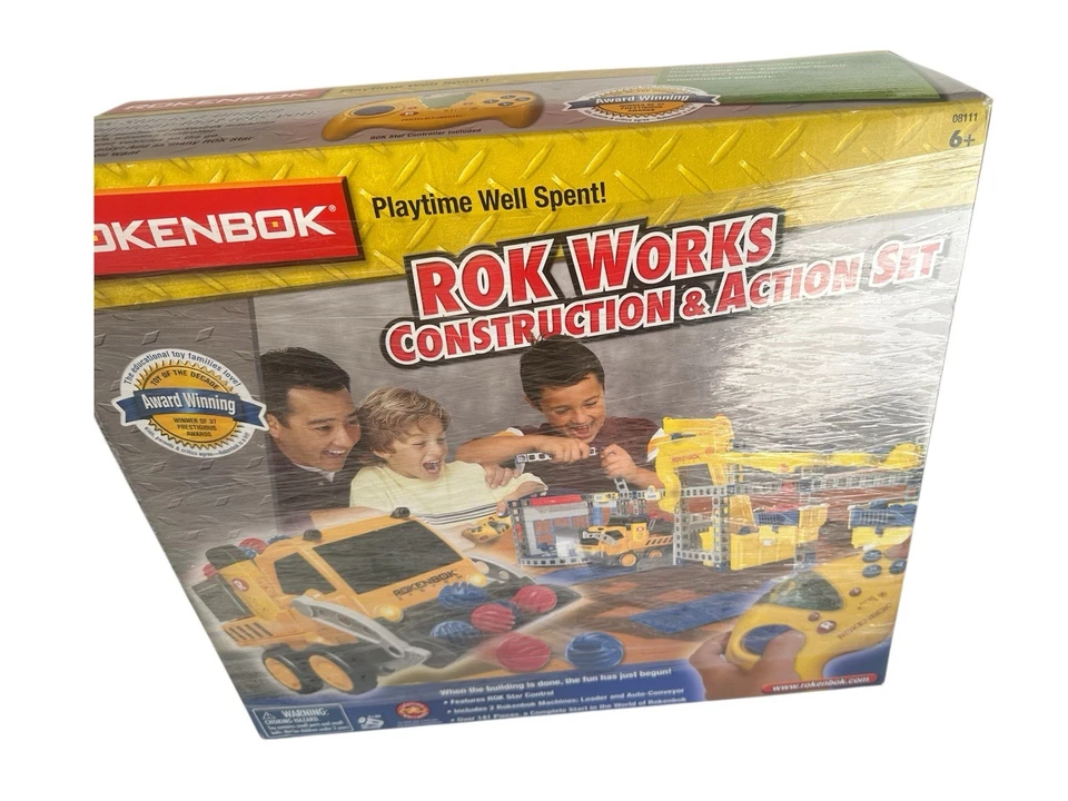 Rokenbok RC System Lot Tower Crane Vehicles Tracks Controllers Tested  - Image 1 of 4