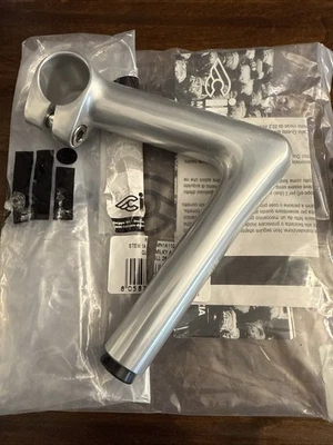 Cinelli Model 1A Quill Stem Alloy 26mm Clamp 110mm Satin Silver Anodized NEW NOS - Image 1 of 3