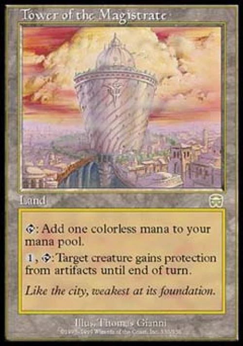 Tower of the Magistrate -Foil Medium Play MTG Mercadian Masques - Image 1 of 1