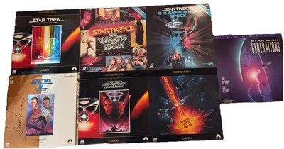 Star Trek THE MOVIE VOYAGES 7 Laserdisc Complete Set: Motion Picture-Generations Foto 1 de 4