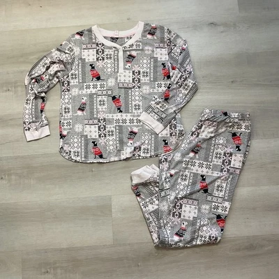 Conjunto de pijama de manga larga para perros Secret Treasures Christmas Fair Isle mediano Foto 1 de 4