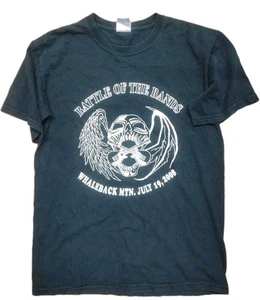 Camicia Whaleback NH 2008 Battle of the Bands Small Metal Punk Skull 99 Rock VT - Foto 1 di 6