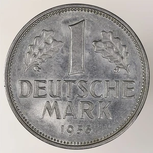 Alemania 1956-F (República Federal) 1 marco alemán KM#110 - Imagen 1 de 2