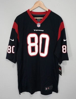 Nuevo Andre Johnson Houston Texans Azul Marino NFL Sobre el Campo Talla Grande Foto 1 de 4