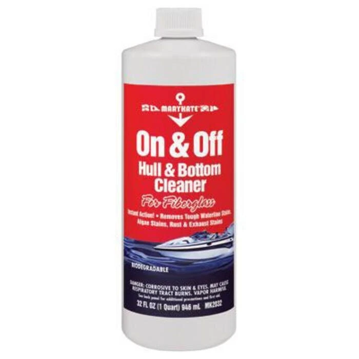 MaryKate On & Off Hull & Bottom Cleaner for Fiberglass Boat #MK2032 (32oz) 1 Qt - Image 1 of 1