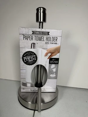 Kamenstein不锈钢纸巾架13.25英寸 H x 7英寸 W x 7.17 英寸 L — 第 1/4 张图片
